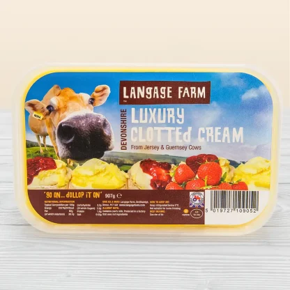 Langage Farm luxury clotted cream from Jersey and Guernsey cows 907g